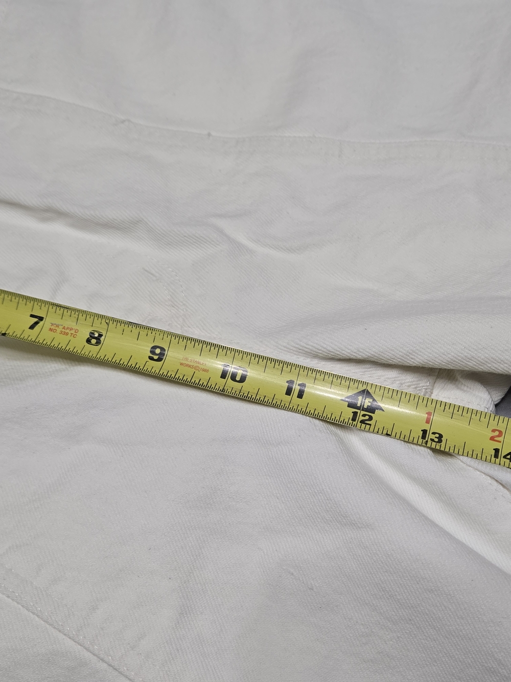 Madewell Sz 30 High-Rise Baggy Flare Cream Jeans - Picture 7 of 9